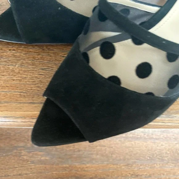 NWOT CHLOE GOSSELIN Liz Black Velvet Mules, size 42 - Picture 7 of 12